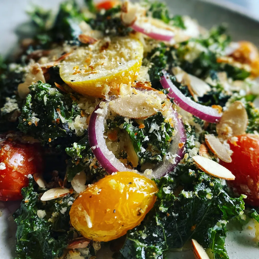 Lemon Parm Kale Salad