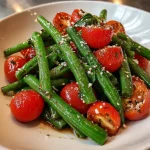 Green Beans with Cherry Tomatoes