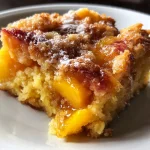 Peach dump cake