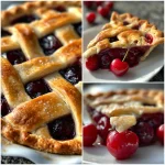 Homemade cherry pie