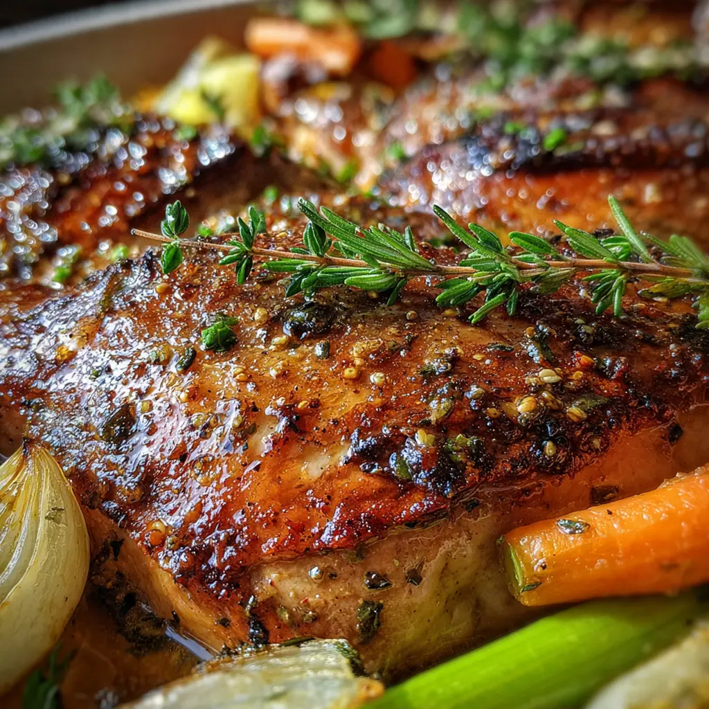 Herb-Glazed Roasted Turkey