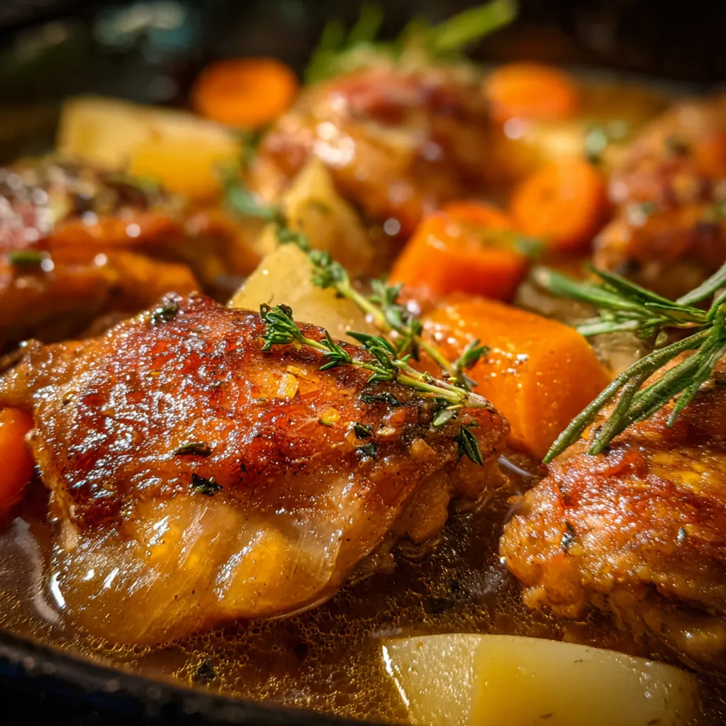 Crock pot honey mustard chicken