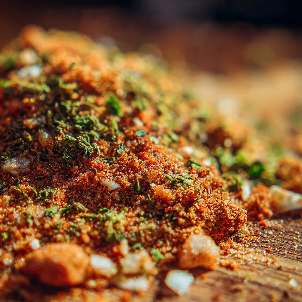 Perfectly grilled ribeye steak with a dark savory crust and fresh parsley garnish