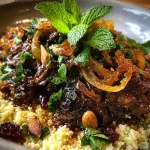 Moroccan Lamb with Shiraz Honey Sauce