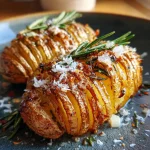 Hasselback Air Fryer Potatoes