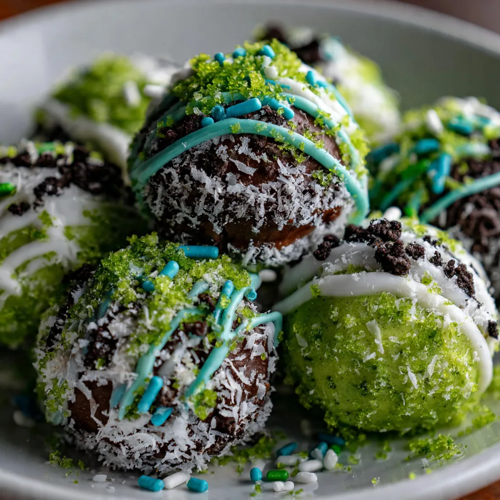 Grinch Oreo Truffles Recipe