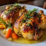 Cornish Game Hens with Garlic and Rosemary