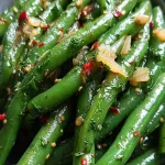 Garlicky Green Beans with Shallot