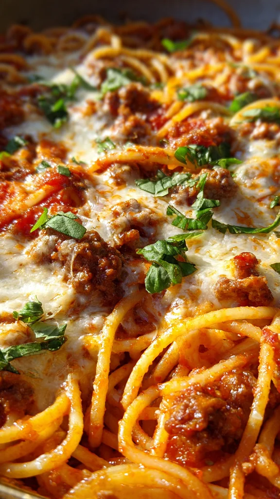 Baked spaghetti