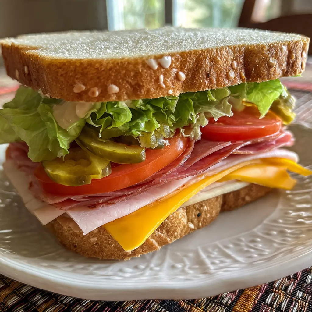 A pressed chicken pesto panini with melted cheese oozing from its golden, crispy sourdough crust