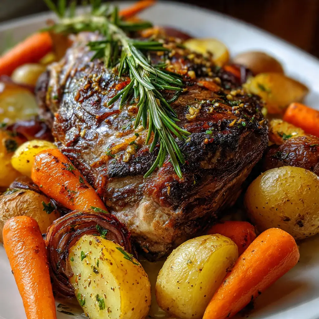 Roast Leg of Lamb with Rosemary