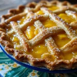 Mango peach pie