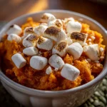Mashed Sweet Potatoes with Marshmallows