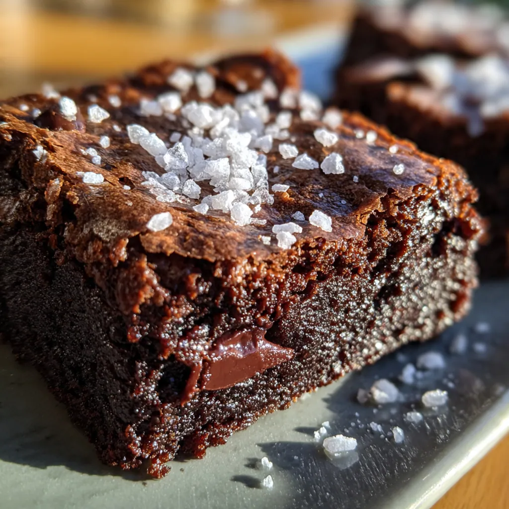 Homemade brownie recipe