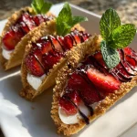 Strawberry Crunch Cheesecake Tacos
