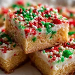 Christmas Sugar Cookie Bars