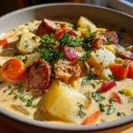 Potato And Sausage Chowder