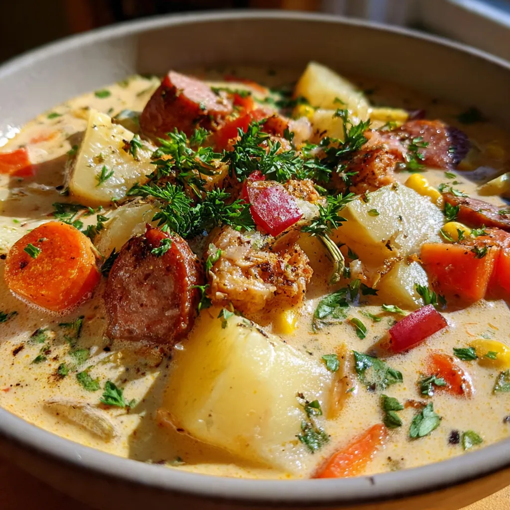 Potato And Sausage Chowder