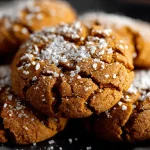 Gingerbread Crinkle Cookies