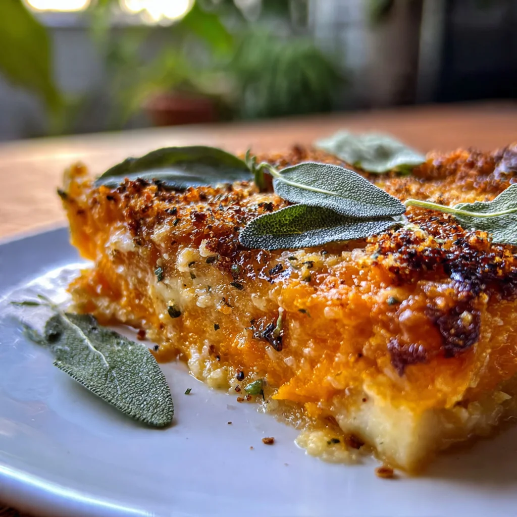Sweet Potato Sage Butter Casserole