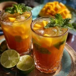 Homemade Mango Iced Tea