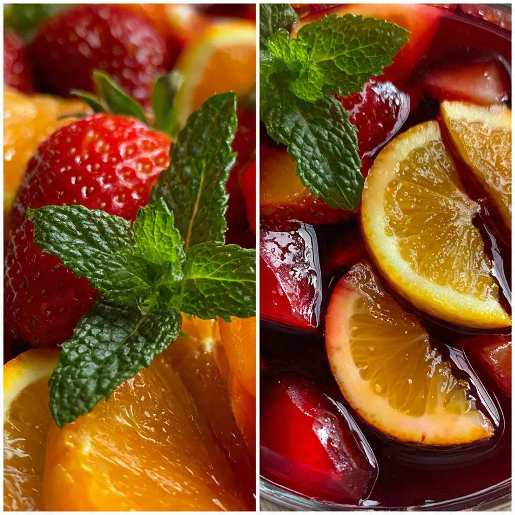 A festive platter of Sangria Jello Shots surrounded by Spanish tapas like olives and cheese