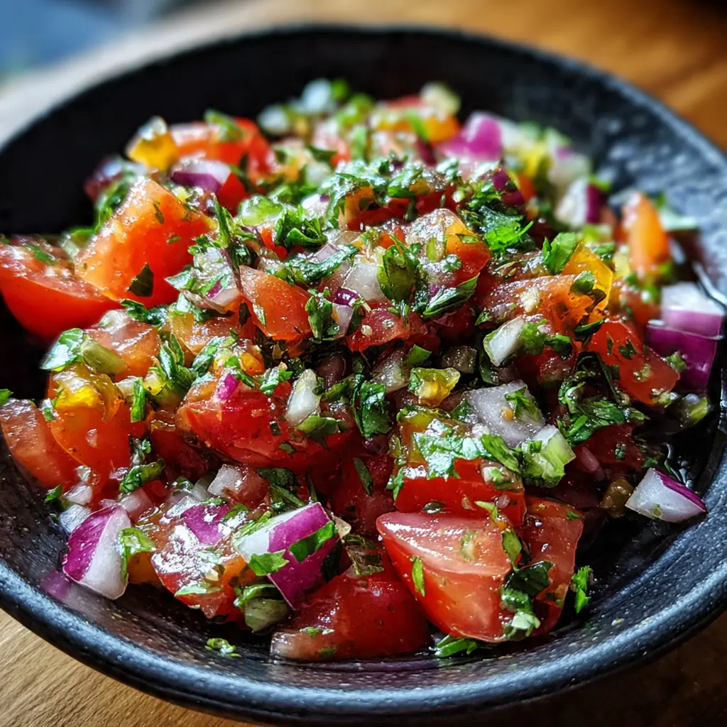 Close-up of charred Roma tomatoes, onion, and jalapeño peppers on a foil-lined baking sheet fresh from the broiler