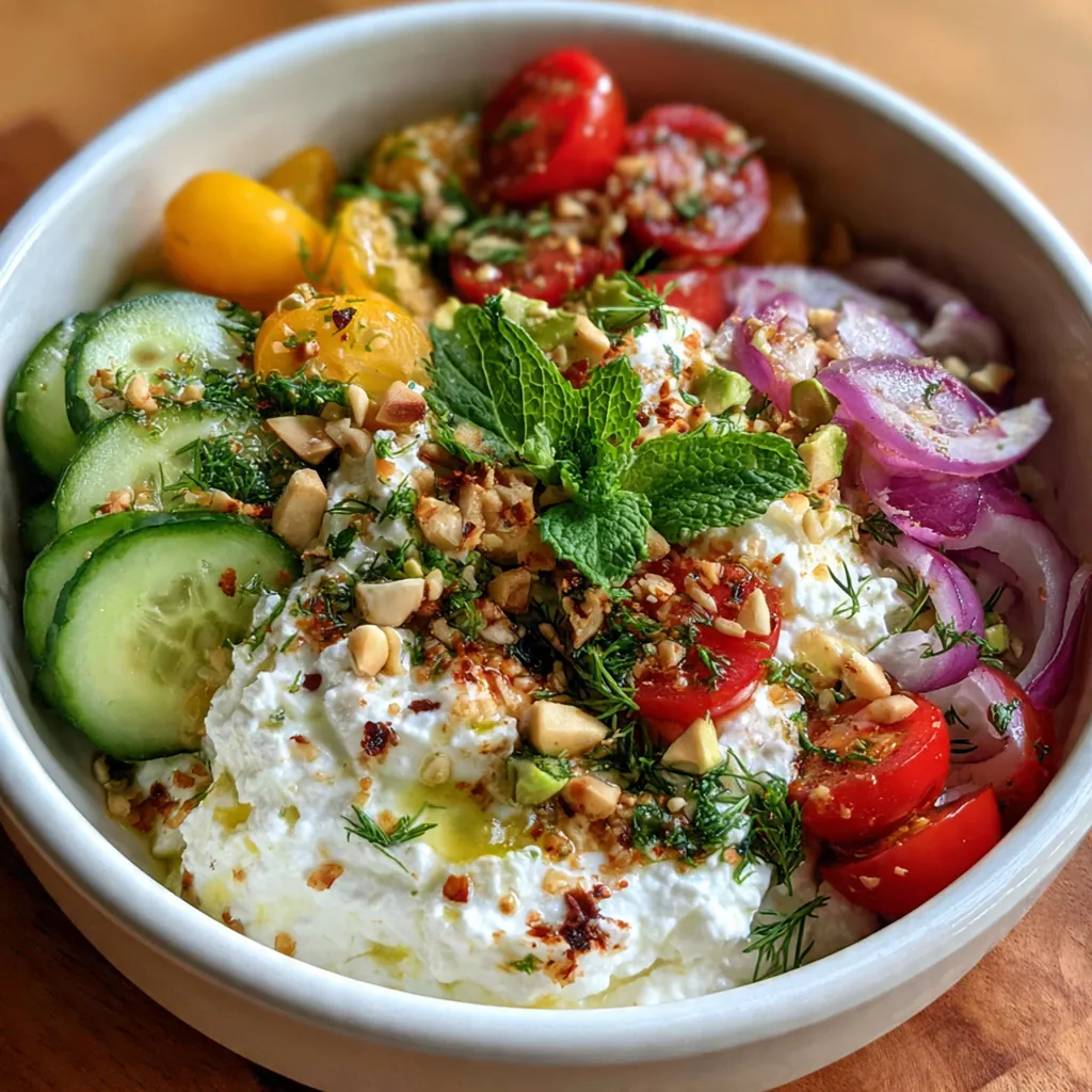 Ultimate Savory Cottage Cheese Bowl