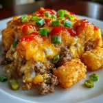 Cheeseburger Tater Tot Casserole
