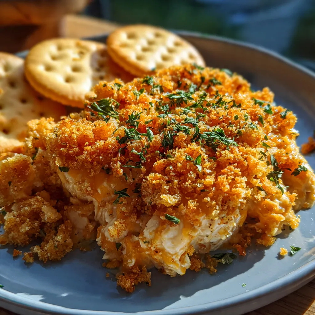 Ritz Cracker Chicken Bake