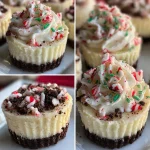 Mini Peppermint Cheesecakes
