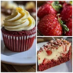 Strawberry Cheesecake Red Velvet Cupcakes