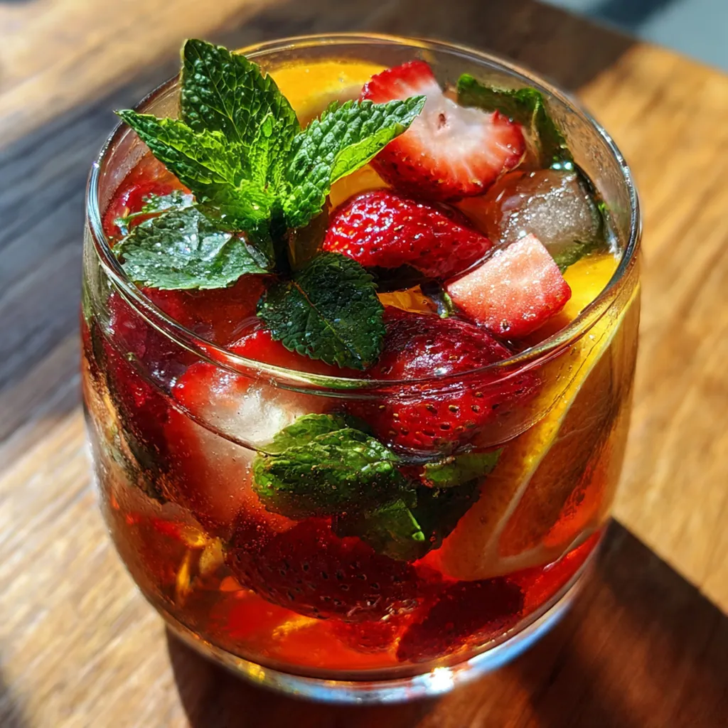 Refreshing Strawberry Tea